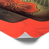 retro duivels meisje poster (Hoek)