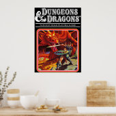 Retro Dungeons Dragons Poster (Keuken)