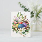 retro Easter briefkaart Holiday (Staand voorkant)