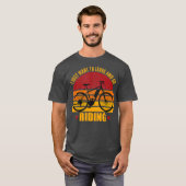 Retro Ebike Electric Bicycle Funny Rider T-shirt (Voorkant volledig)