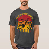 Retro Ebike Electric Bicycle Funny Rider T-shirt (Voorkant)