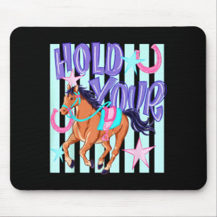 Retro Ed Hou Je Paard In Ed Paardenliefhebber Muismat
