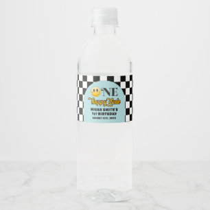 Retro Een Gelukkig Dude Verjaardag Water Fles Labe Waterfles Etiket