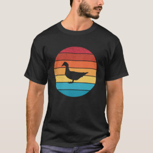 Retro  Eend en schattig Dier 7 T-shirt