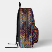 retro eend schilderij bedrukte rugzak (Links)