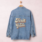 Retro eerste klas leraar 1e klas Squad Denim Jacket (Hangar)