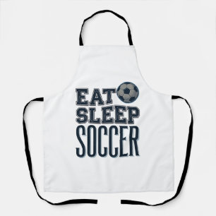 Retro Eet Slaap Voetbal T-shirt Ontwerp (2)_1 Schort