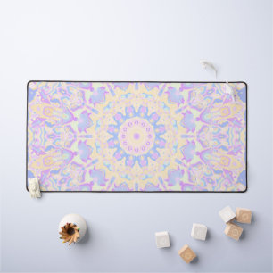 Retro eigenzinnige eclectische Boho Pastel Mandal Bureaumat