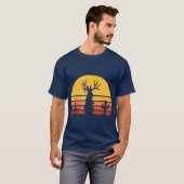Retro Eighties Jackalope  Cryptid Rabbit T-shirt (Voorkant volledig)