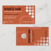 Rétro Electro avec Cartes de visite de logo (Devant / Derrière)