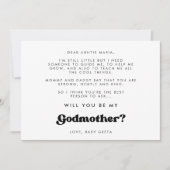 Rétro élégant Serez-vous ma carte Godmère (Devant)