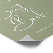 Retro élégant Signer notre mariage de livre d'or (Coin)