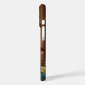 Retro elegante paddenstoelenbos Case-Mate iPhone case (Achterkant / Links)