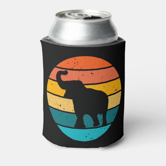 Retro Elephant Blikjeskoeler (Blikje Achterkant)