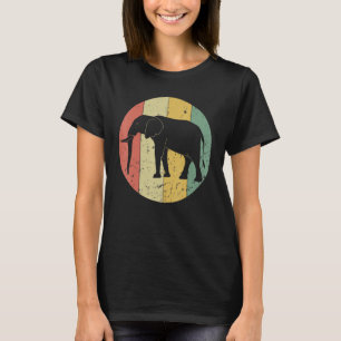 Retro Elephant Elephant Silhouette Animal T-shirt