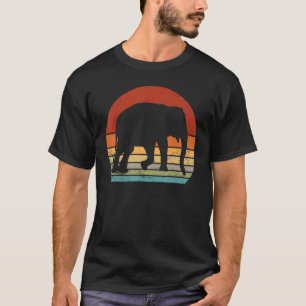 Retro Elephant Elephant Spirit Animal 80 s T-shirt