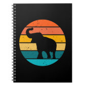 Retro Elephant Notitieboek (Voorkant)