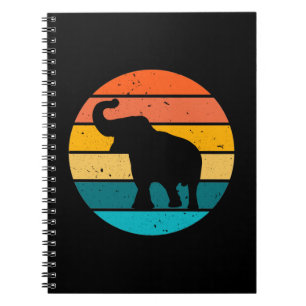 Retro Elephant Notitieboek