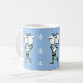 retro-elfvorm koffiemok (Voorkant links)