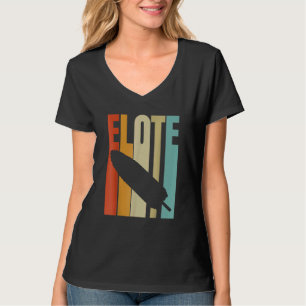 Retro Elote Street Food Mexicaanse maïs T-shirt