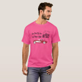 Retro en Bunco Red Convertible T-shirt (Voorkant volledig)