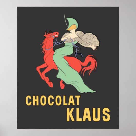 Retro en Chocolat Klaus Poster (Voorkant)