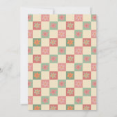 Retro en Groovy Vintage Trouwtafel Nummers (Achterkant)