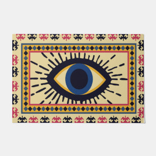 Retro en mat, Mystery Eyes Doormat Deurmat