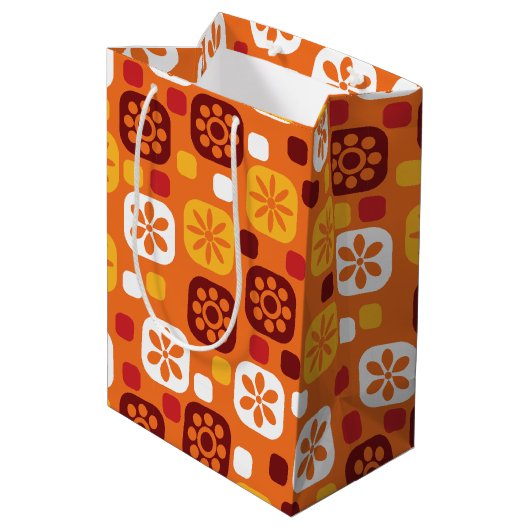 retro en mod 60s 70s cadeautas tiki (Achterkant Gekanteld)