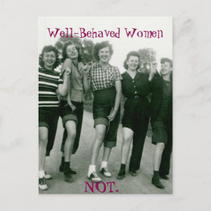 Retro- en Rockabilly-vrouwen briefkaart