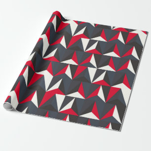 Retro- en  stijl met geometrische vorm, niet goed cadeaupapier