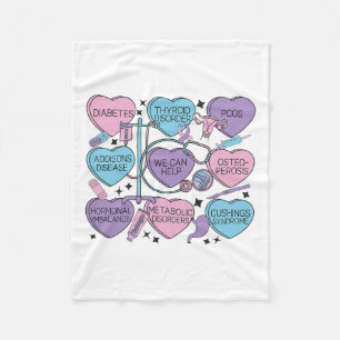 Retro endocrinologie Valentijns endocrinoloog He Fleece Deken