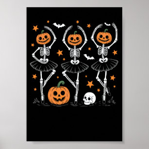 Retro eng Halloween kostuum Zwarte Kat Salem Apot Poster
