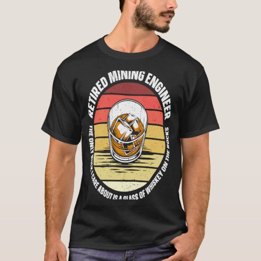 Retro Engineering Whiskey Aerospace Mining T-shirt (Voorkant)