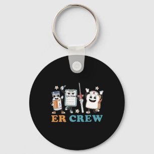 Retro Er Crew Spoedeisende Hulp Grappig Er Ed Verp Sleutelhanger
