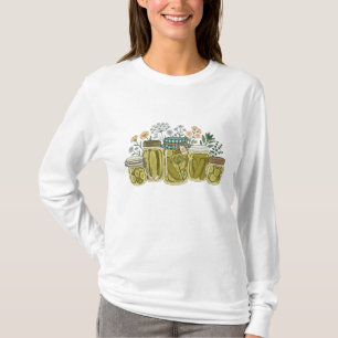 Retro Esthetiek "Kind of a Big Dill" Augurkpot Ga T-shirt