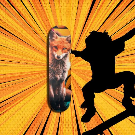 Retro esthetische gepersonaliseerde FOX Skateboard