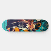 Retro esthetische gepersonaliseerde FOX Skateboard (Horizontaal)