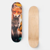 Retro esthetische graffiti Lady FOX Skateboard (Voorkant)