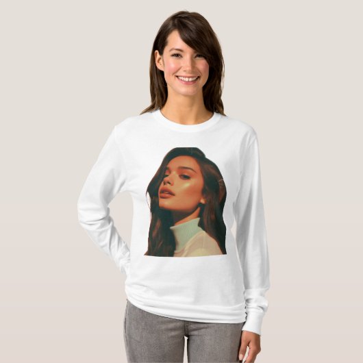 Retro esthetische Olivia Rodrigo T-shirt (Voorkant volledig)