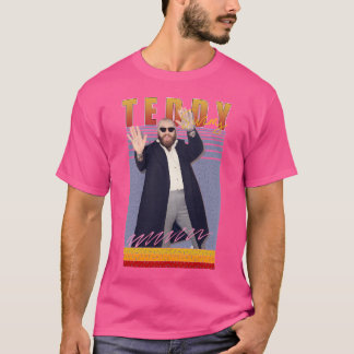 Retro esthetische teddyzwemmen t-shirt