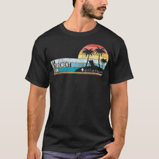 Retro Ethereum Mijn Pensioenplan Crypto Funny ETH T-shirt