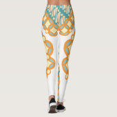 Retro Etnische Klassieke Java  Leggings (Achterkant)