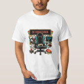 Retro Even Weer Terug Gamen T-shirt (Voorkant)