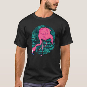 Retro Exotic Animal Bird Lover Tropical Pink Flami T-shirt