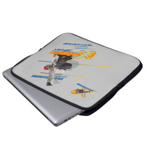 Retro Extreme Sport Skateboard   15" Laptophoes Laptop Sleeve