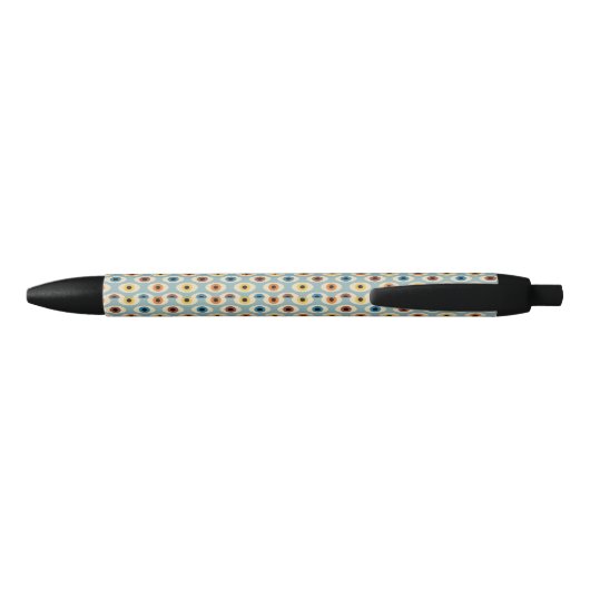 Retro Eye Patroon Zwarte Inkt Pen (Achterkant)