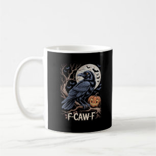 Retro F-Caw-F Vogel Kraai Grappige Kraai Vogel Kri Koffiemok