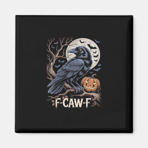 Retro F-Caw-F Vogel Kraai Grappige Kraai Vogel Kri Magneet