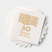 Retro Fabulous 60e ou n'importe quel âge fête d'an (Insitu (empilé))